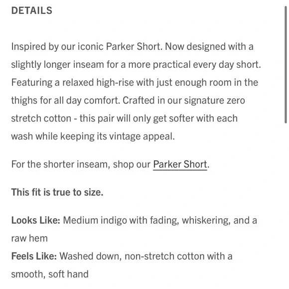 Agolde Parker Long Short in Skywave - Picture 8 of 10